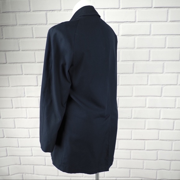 Vintage London Fog navy raincoat men’s 38 - Picture 4 of 7